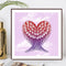 Full Round Diamond Painting DIY Kit Pink Angel Wings Rhinestone Mosaic Picture