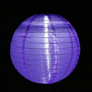 Waterproof LED Solar Cloth Chinese Lantern Festival Hanging Lamp (Purple) Newly