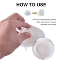 Candle Holder Silicone Mold - Unmolding Easily Personalized Artcrafts for Gifts