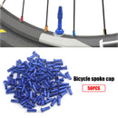 50pcs Mountain Bike Wheel Spoke Nipples for 14G 2mm Spokes MTB Bicycle Part
