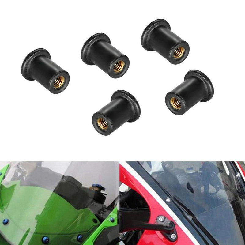 Windshield Water Sports Accessories Kayak Blind Fasteners Nuts Rubber Grommets
