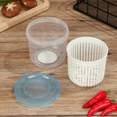 Box Double Layer Vegetables Sealed Keeper Fresh Storage Box With Drain Basket