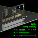 M.2 NVME SSD to PCIE X4 Adapter PCIE X16/X8/X4 Support M-Key M.2 NVME Card