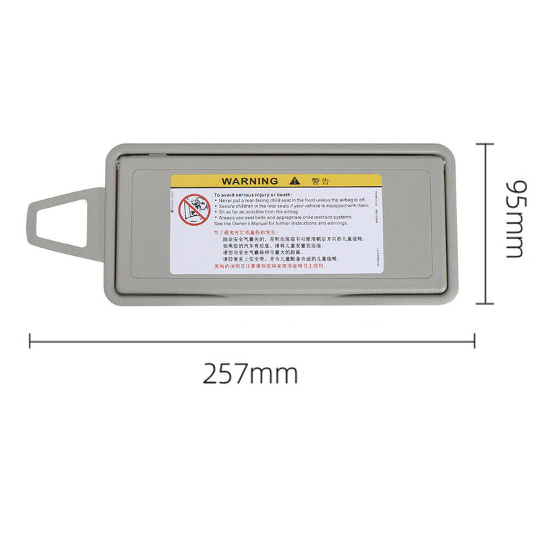 Car Sun Visor Shade Mirror Cover Shade Case Board for Benz S-Class W220 98-05