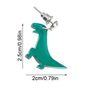Gift Lovely Jewelry Acrylic  Earrings Little Dinosaur Stud Earrings Geometric