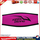 Neoprene Scuba Diving Cover Head Strap Hair Band Strap (Rose Red Black) Newly