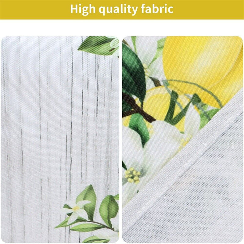 Decorations Cotton Linen Lemon Table Runner Sunflower Tablecloth Triangle