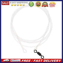Outdoor 1m Carp Fishing 30LB Nylon Mono Fishing Line Core Tackle(White)