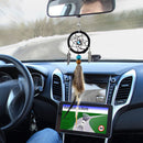 Mini Dream Catcher Car Pendant Wind Chimes Feather Decoration Keychain Adorning