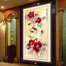30*50cm DIY Diamond Embroidery Fish Diamond Painting Cross Stitch Chinese M