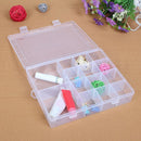 14 Compartments Transparent Plastic Jewelry Pills Box Storage Organizer