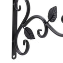 Iron Wall Hanging Flowers Pot Basket Potted Storage Holder Home Balcony Decor