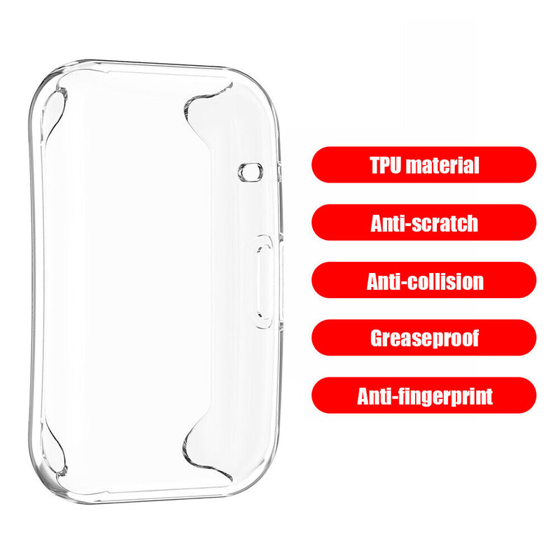 Protector Case Anti Scratches Full Cover for Huawei Watch Fit (Transparent)