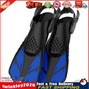 Diving Swimming Fins Adults Water Sport Training Foot Flippers (Blue S/M) Newly