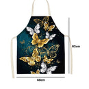 Butterfly Apron Xmas Oil-Proof Hanging Neck Pinafore Accessories for Kitchen