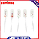 5pcs T5 14V 1.12W Car Instrument Panel Audio Gear Indicator Light Bulbs Amber