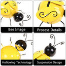 Insect Home Wall Hanging Backyard Ornament Metal Art Bumble Bee Wall Decoration