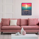 Oil Painting By Number Kit Seaside Scenery Canvas Modern DIY Hand Paint Drawing