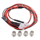 For 1/12 1/18 1/10 1/8 Axial Scx10 Traxxas Hpi RC Cars 5mm 4 LED Light Kits