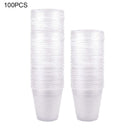 100pcs 5.5cm Nursery Pot/Plastic Nutrition Cup/Plastic Pots Nursery S0T7