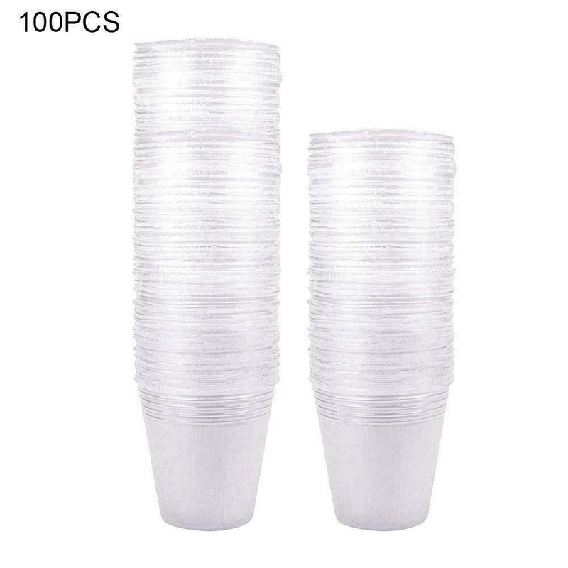 100pcs 5.5cm Nursery Pot/Plastic Nutrition Cup/Plastic Pots Nursery S0T7