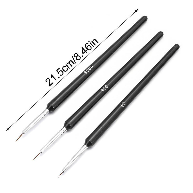 DIY Tool Blue/Purple Painting Pen UV Gel Liner Nail Art Brush Drawing