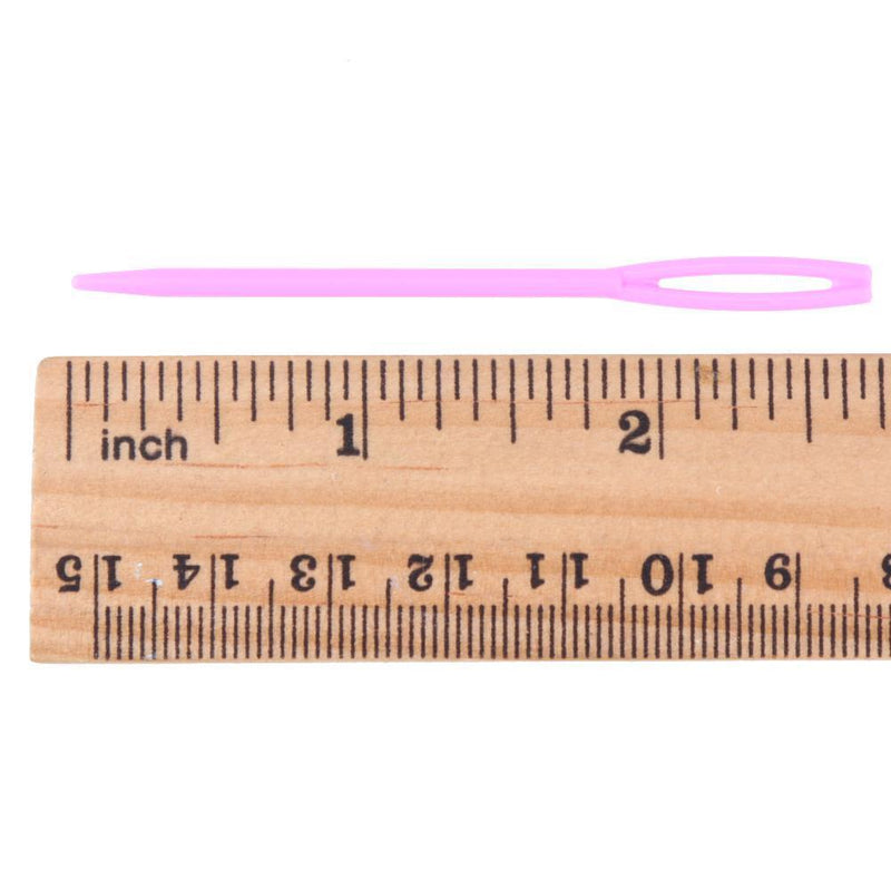 100pcs Plastic Sewing Needles Knitting Crochet Hooks Sweater Weaving Tools Newly
