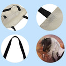 Horse Printed Shoulder Shopping Bag Casual Large Tote Handbag (40*40cm)