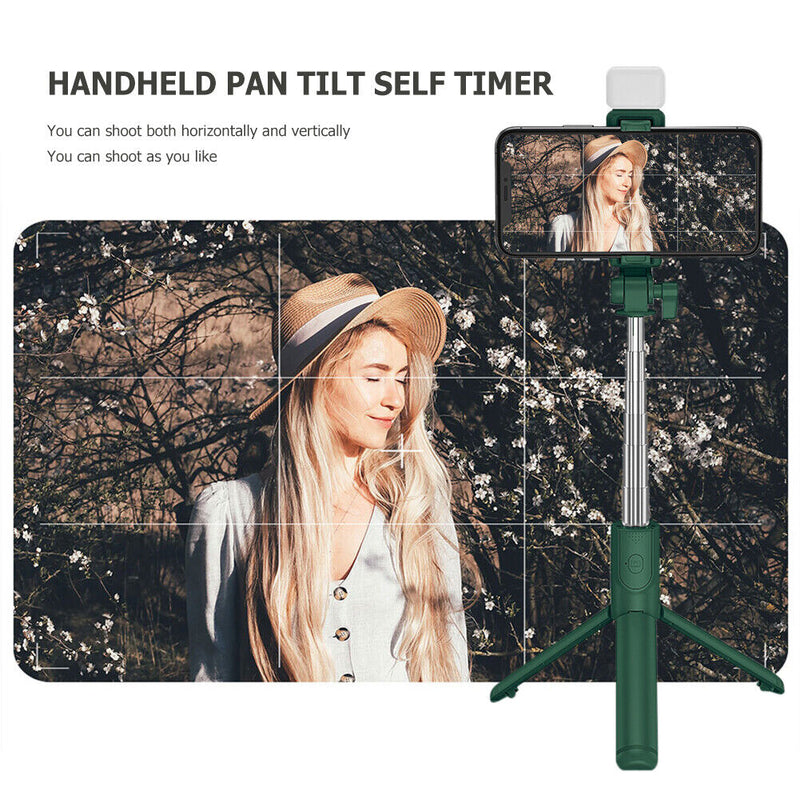 Multifunctional Phone Stand Bluetooth-compatible Desktop Support with Fill Light