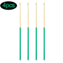 4Pcs Bamboo Wooden Ear Cleaner Spoons Anti-Slip Earpick Ear Care Earwax U0C7