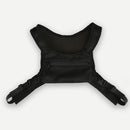 Street Shoulder Bags Women Men Nylon Hip Hop Vest Chest Pouch (1 Black)