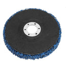 4 inch Poly Strip Disc Abrasive Wheel Paint Rust Remover Grinder (Blue) Newly