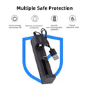 USB Battery Charger 1 Slot Charging Adapter for 18650 21700 22650 16340 Newly