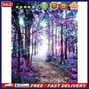 Painting By Numbers Kit DIY Purple Grove Hand Painted Canvas Oil Art Pictur