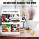 Cute Goose Duck Magnetic Key Holder Mini Key Storage Rack Garden Statues Decor.
