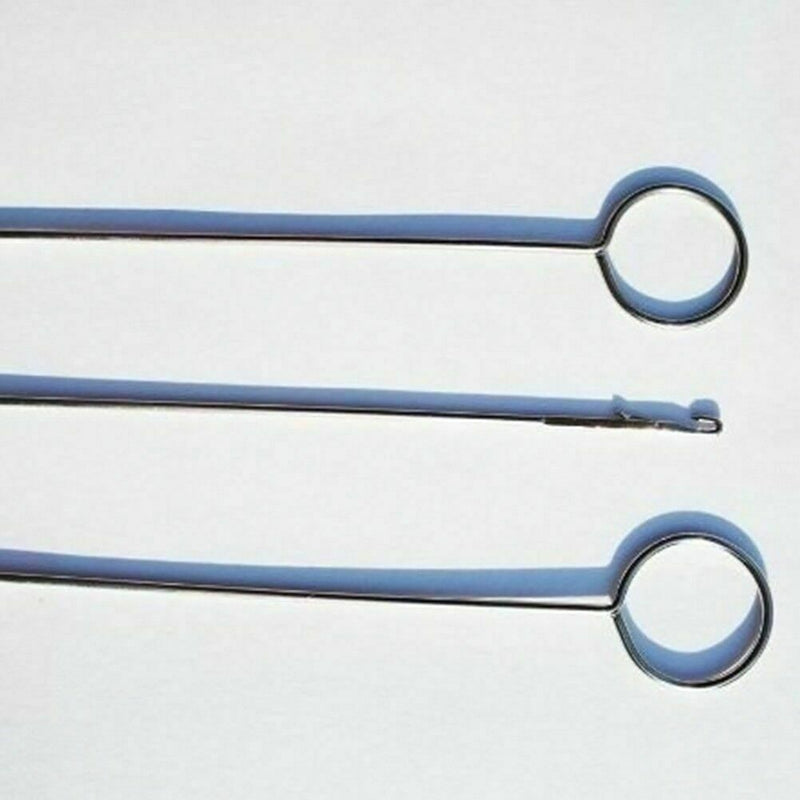 1PCS Metal Loop Turner Hook With Latch For Turning Tubes Fabric S9X2 S5N6 H9S4
