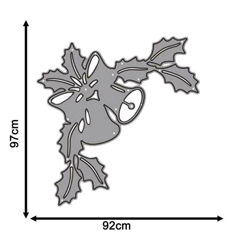 DIY Metal Cutting Dies Cut Die Christmas Bells Decor Paper Craft Scrapbook U6L3