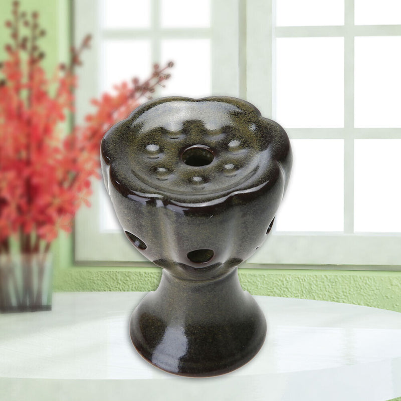 Incense Burner Ceramic Backflow Incense Cone Tower for Home Decor (Lotus) Newly