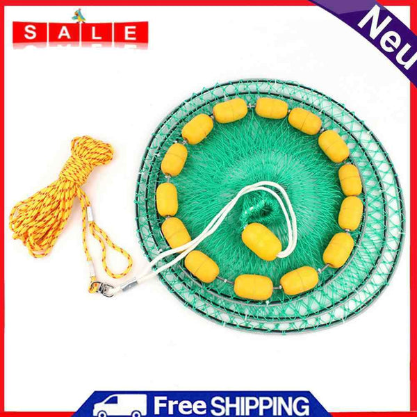 Folding Multiple Floating Ball Fishing Guards Net Catch Trap Fishing Accessories