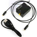 Grwibeou Digital To Toslink Fiber Optic Analog Audio Coaxial Converter T0W2 Q7N7