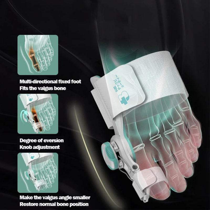 Foot Care Toe Corrector Hallux Valgus Correction Bunion Splint Toe Separator