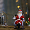 Xmas Gift Rocking Chair Garden Decoration Santa Claus Ornament Creative