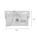 PVC Transparent Women Crossbody Shoulder Bags Chain Casual Travel Phone Purse