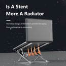 Foldable Laptop Stand Notebook Cooling Bracket Double-layer Lift (Grey) Newly