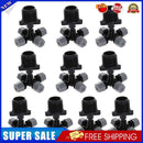 10pcs 4 Outlet Micro Spray Cooling Garden Irrigation Sprinkler w/ Connector