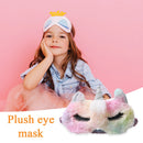 Fashion Big Eyes Nap Eye Cover Blindfolds Cute Plush Sleeping Eyepatch Kids Gift