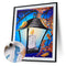 Light in Wind Oil Paint By Numbers Kits Canvas Drawing DIY Coloring Picture