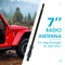 17cm Flexible Metal Car Styling Radio Aerial Antenna for Jeep Wrangler JK 0