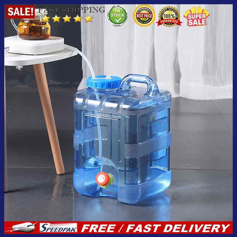 12L Capacity Water Bucket Outdoor Portable Water Container for Hiking Camping