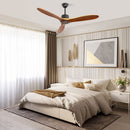 with Remote Control 42'' Wood Ceiling Fan Ceiling Fan No Light Modern Outdoor
